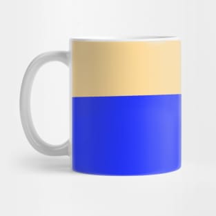 blue cream texture design Mug